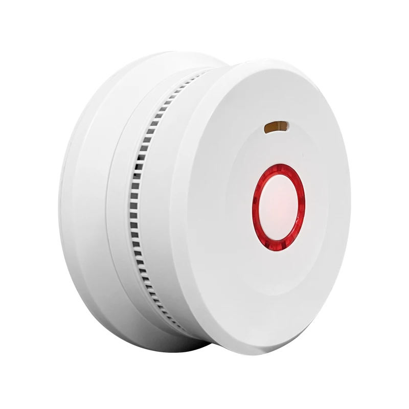 Tuya Wifi Smart Photoelectric Push Button Smoke Alarm Bell Sounder Systems Wireless Fire Alarm Smoke Detector