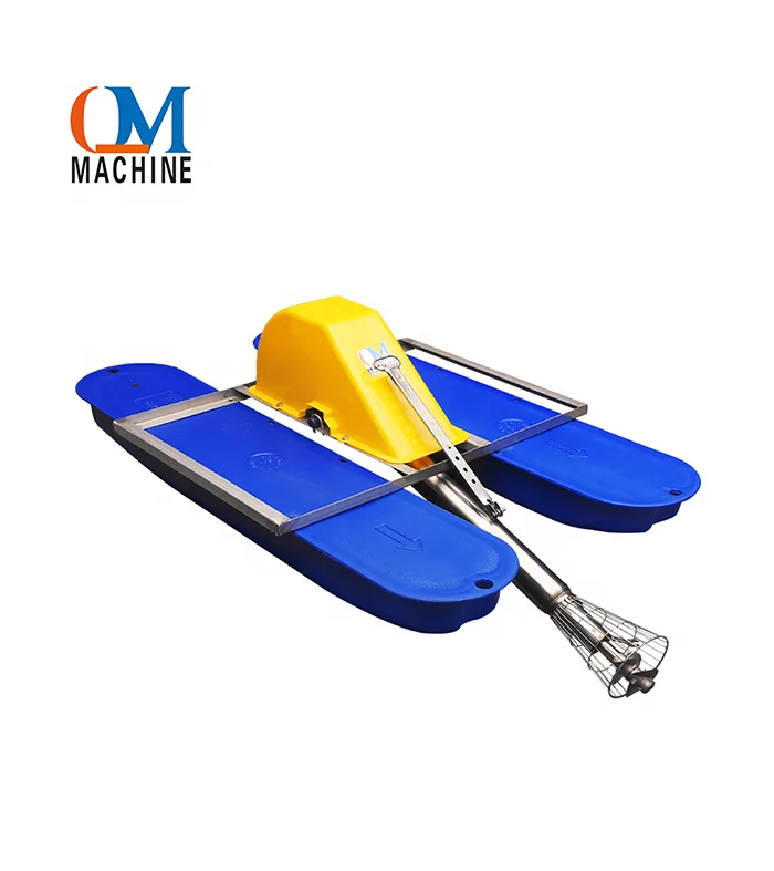 2hp floating air jet aerator paddle aerator produce oxygen for pond lake