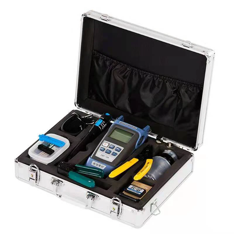 Wholesale High Quality Fiber Optical Power Meter Visual Fault Locator Fiber Cleaver FTTH Optic Fiber Tool Kit