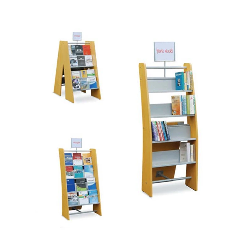 Modern Luxury Furniture Wooden school library Book Shelf Bookcase