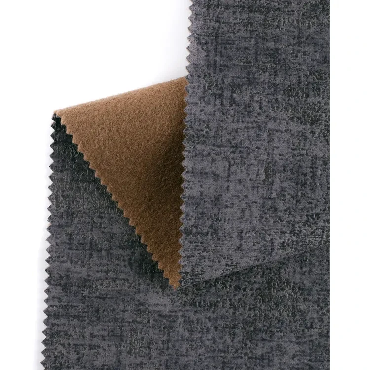 Sinovel Hometextile 100% polyester texture embossed & printed plush holland velvet sofas fabric for home furniture