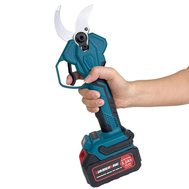 10-40mm Household 21V Garden Pruning Cutter Cordless Battery Steel Metal Pruner Electric Scissors