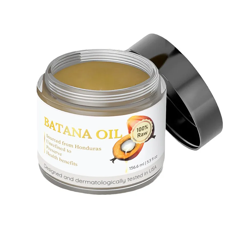 OEM Private label 100% Pure Batana Oil raw from Honduras Eliminate Hair treatment oil Split Ends Batana Oil For Men and Women