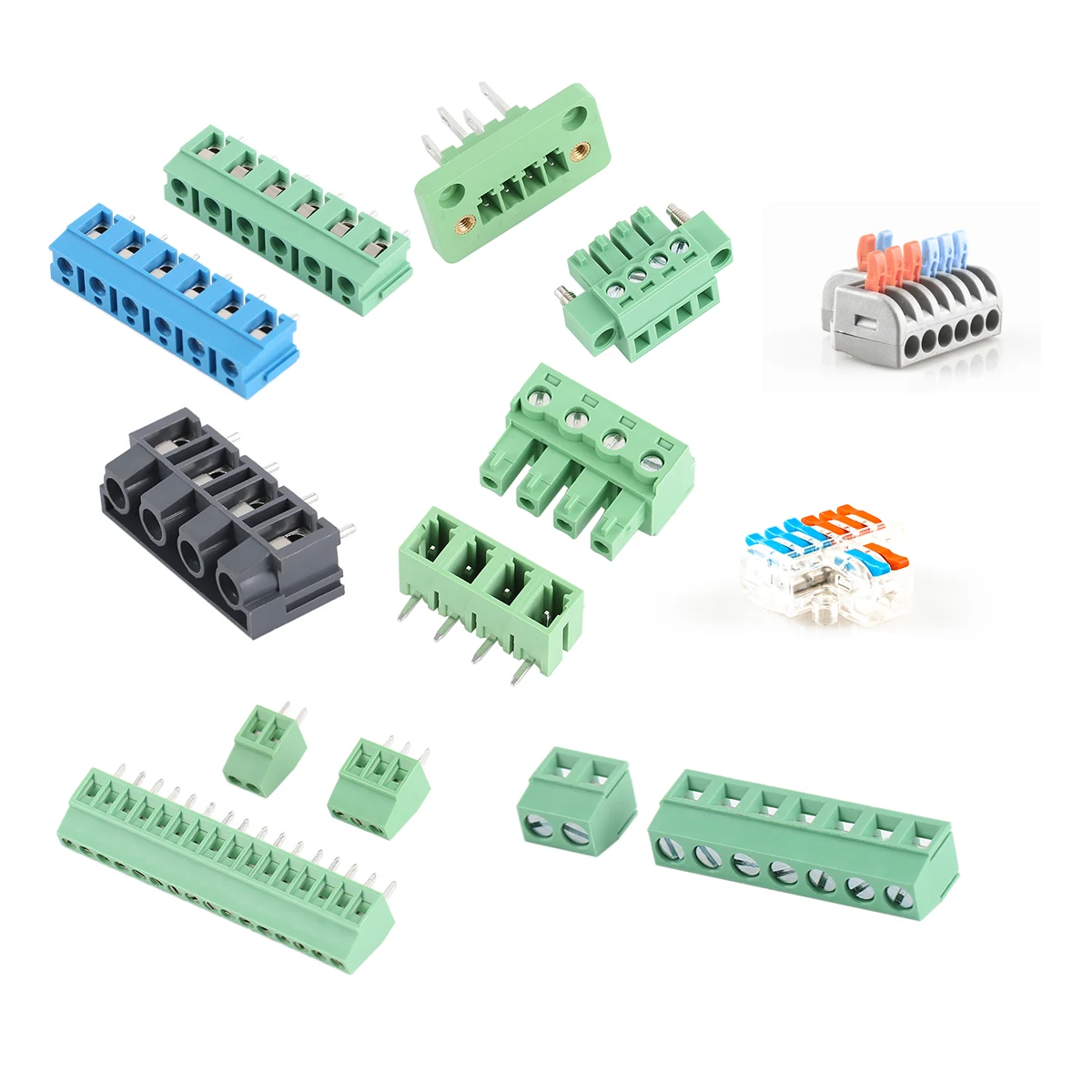 2 pins to 10 pins PCB terminal blocks connector for gate door access temperature controlled