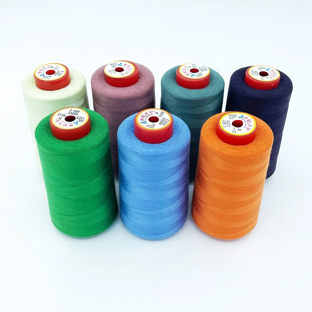 Ne 20/2 20/3 20/4 20/6 20/7 20/9 S-Z Twist 100% Spun Polyester Bag Closing Sewing Thread