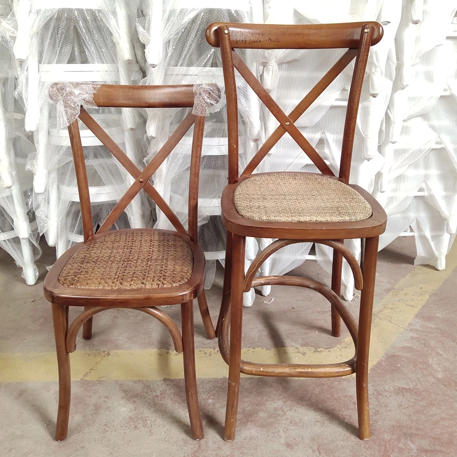 2021 Wholesale Cheap Party Wedding Event Dining Cross Back Chair