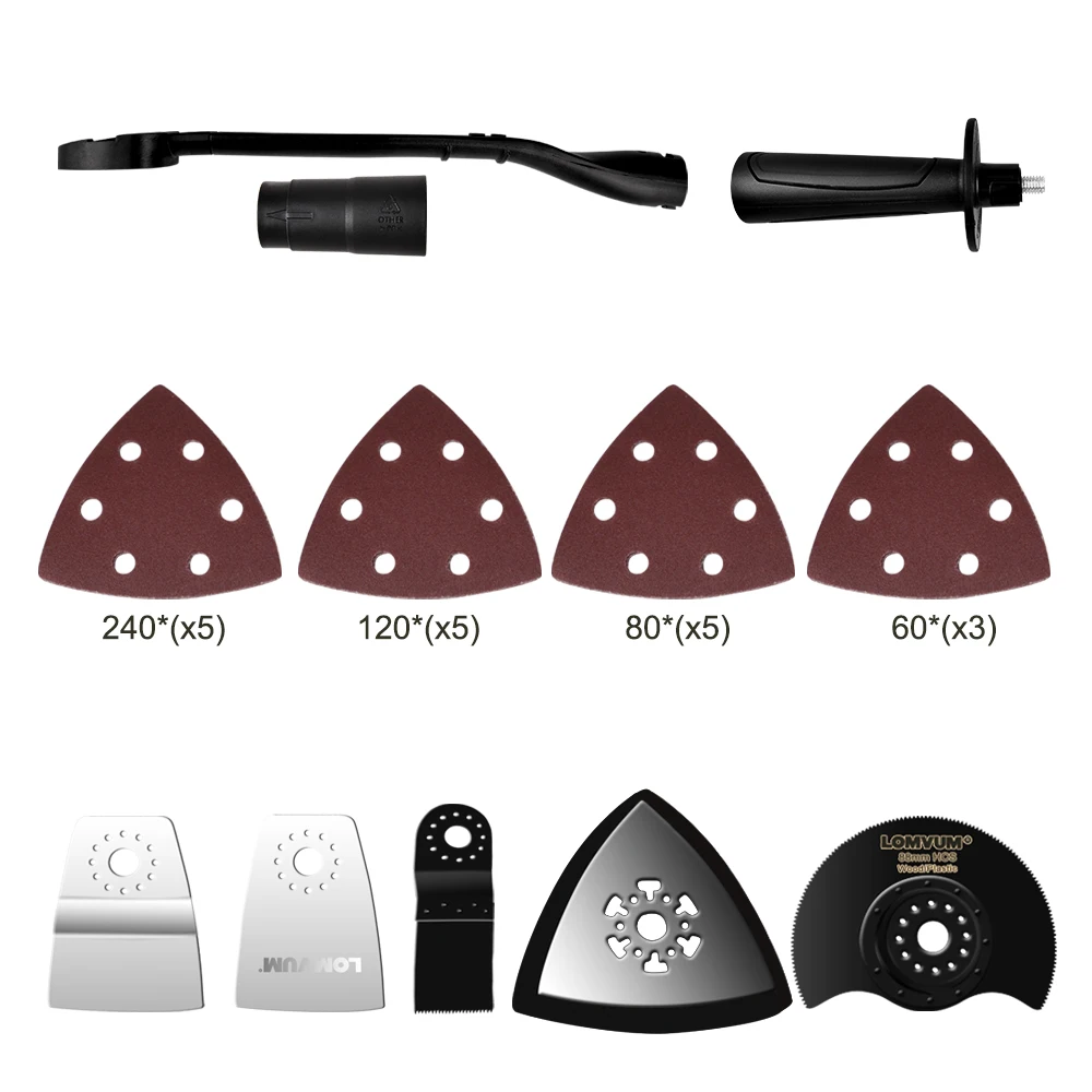 220W Electric Cutter Trimmer Electric Saw Renovator Tool Woodworking Oscillating Electric Multi Tools