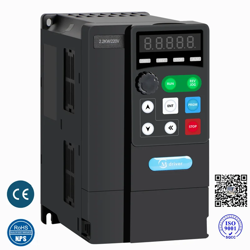 Великой китайской управления 0.75kw 220 В однофазный вход инвертор конвертер 3 фазы переменного тока выход частотно-регулируемым приводом для моторный накопитель более низкие
