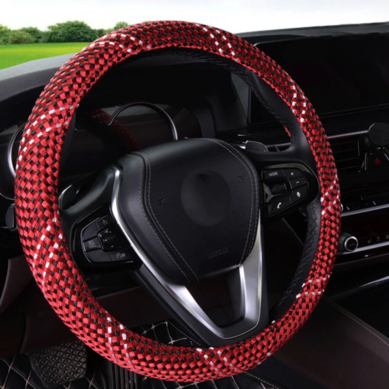 
lovely Style ice silk soft Car Steering Wheel Cover Waterproof Neoprene steering wheel cover customized high Guarantee quality 