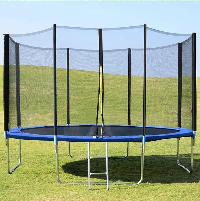Factory Low Price Cheap Large Outdoor Round Trampoline With Tent/roof 10ft Trampoline Frame for hot sale