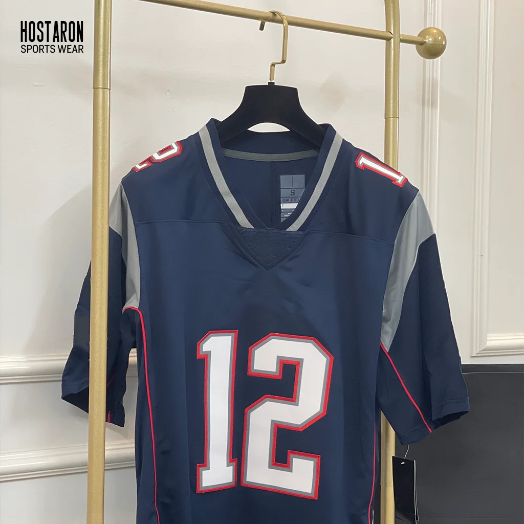 HOSTARON Custom Blank Package Deal Quarterback Training Flag 7 on 7 Sublimated Compression Set Jerseys 7v7 Football Uniform