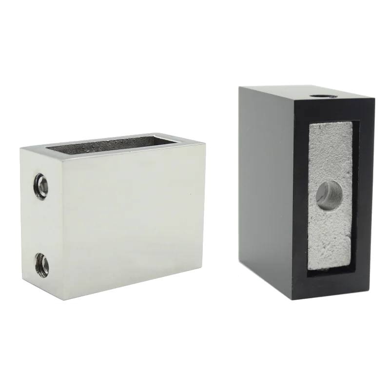 Kensharp Professional Design Adjustable Handrail Fittings Clamp Metal Square Pipe Clamp Connector