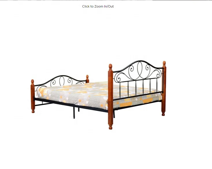 popular European style elegant double metal bed frame