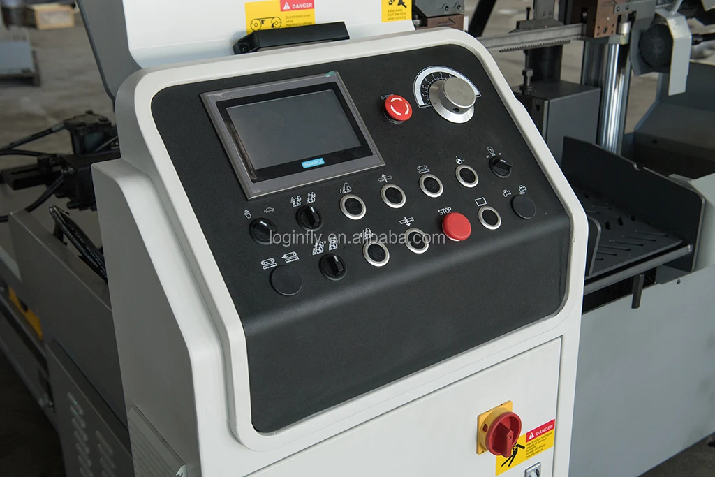 CHINA LOGINFLY CE Automatic heavy duty Steel Plate Band saw Cutting Machine