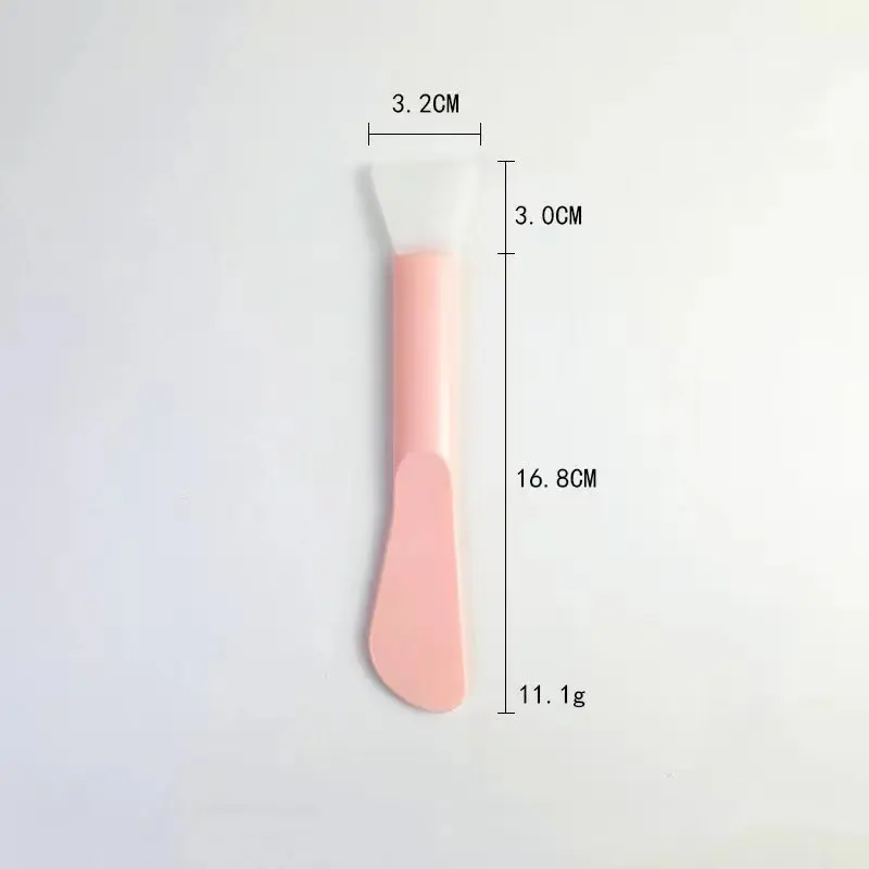 YRX Silicone Facial Women Dual Head Scraper Plastic Evenly Applying Easy To Clean Soft Comfortable Man Brush Face Mask Brush