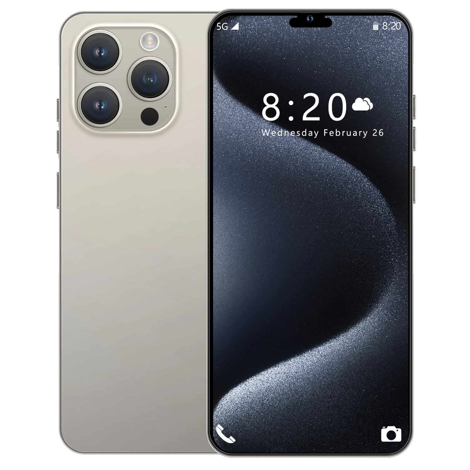 2024 Original 15 Pro 16gb+512gb Unlocked 5g Smartphone 8800mah Fast Charging 6.7inch Large Screen Android Phone