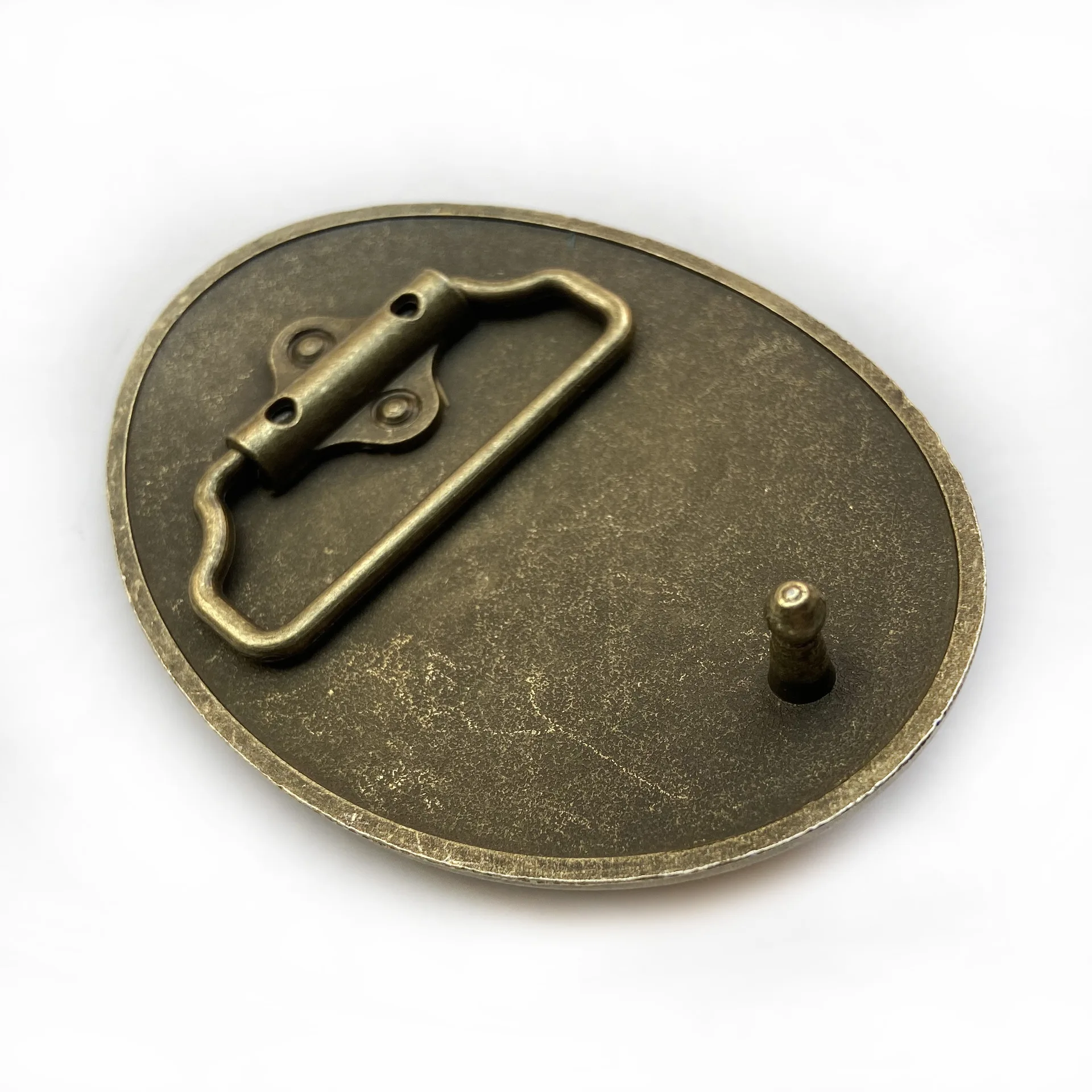 customized cowboy belt buckle big gold bull belt buckle Western Fashion Cowgirl Big Nickel Metal Bull Rodeo buckle for belt