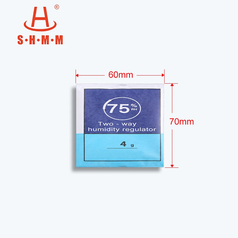 
RH75% two way natural fiber moisture humidity control stabilizer bag pack tablet 4g for cigar humidor tobacco cigarette cuban 