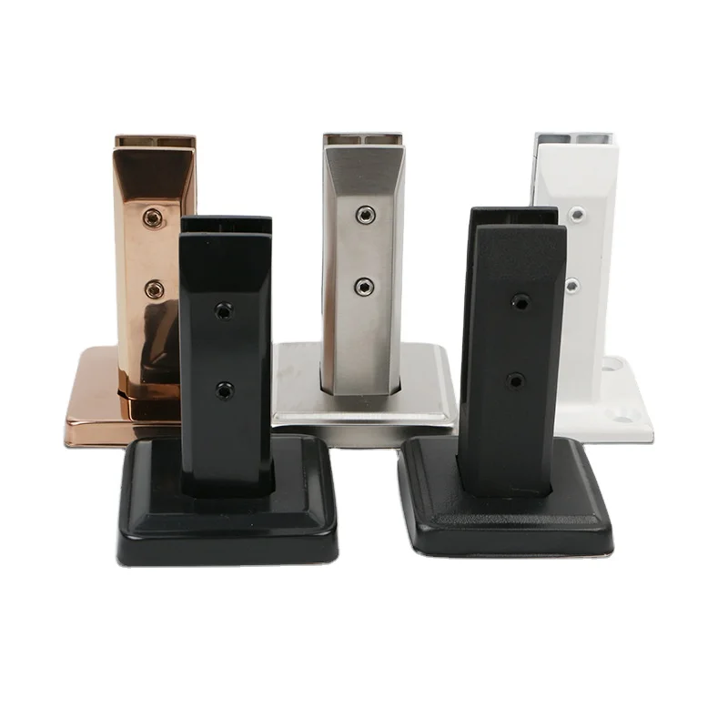 Manufacturer Direct Sales Frameless Stairs Railings Water Pools Glass Fences Pointed Mouth Clips Glass Railing Sockets