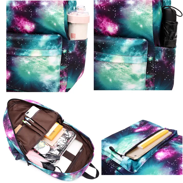 Модный школьный Star зеленое экологически чистое студент, детский рюкзак для школы, детские школьные сумки для девочек