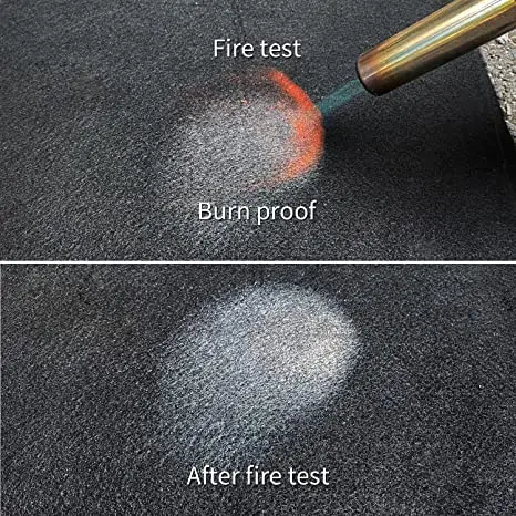 Low MOQ Wholesale Fireproof Blanket for BBQ and electric welding to protect the ground Deck Patio Protect Mat