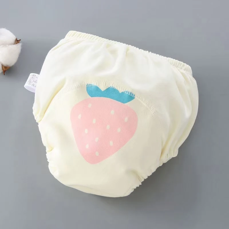 Factory Hotsale Cartoon Printing Waterproof Reusable Training Drypers Baby Pant Diapers Easy