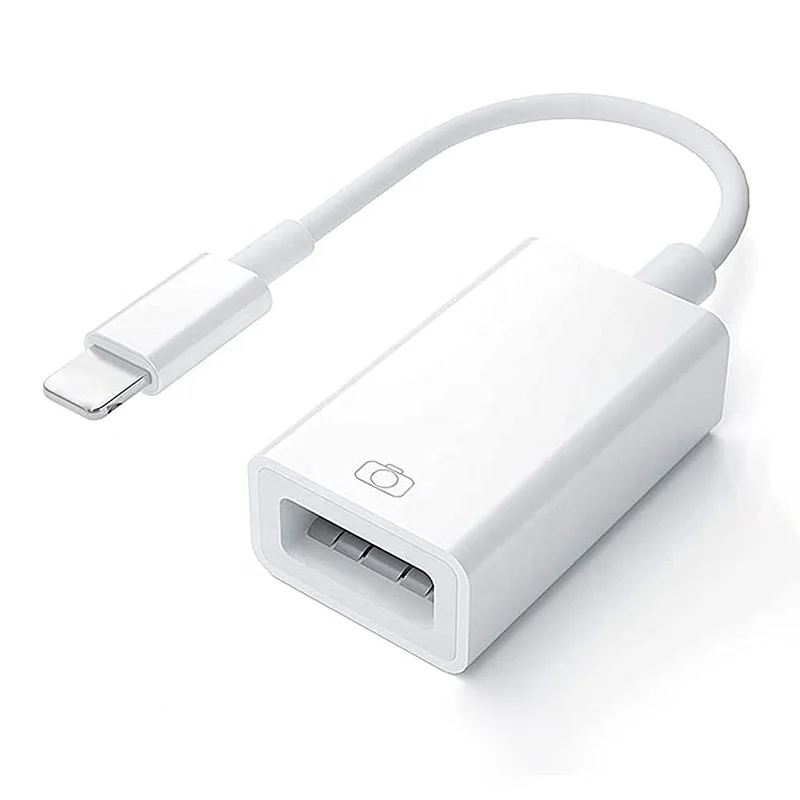 Xput For Lightning Male To USB 3.0 Female Cable Adapter 8 Pin USB Camera OTG Adapter Cable For iPhone
