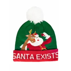 Christmas decoration supplies Wholesale new styles festival Beanie Pom Christmas Hats Hot Sale children gifts for santa hats