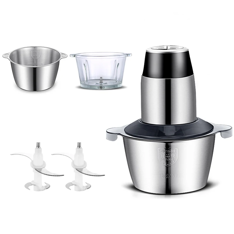  1.8L stainless steel home restaurant machine electric meat mincer grinder food fruit vegetables