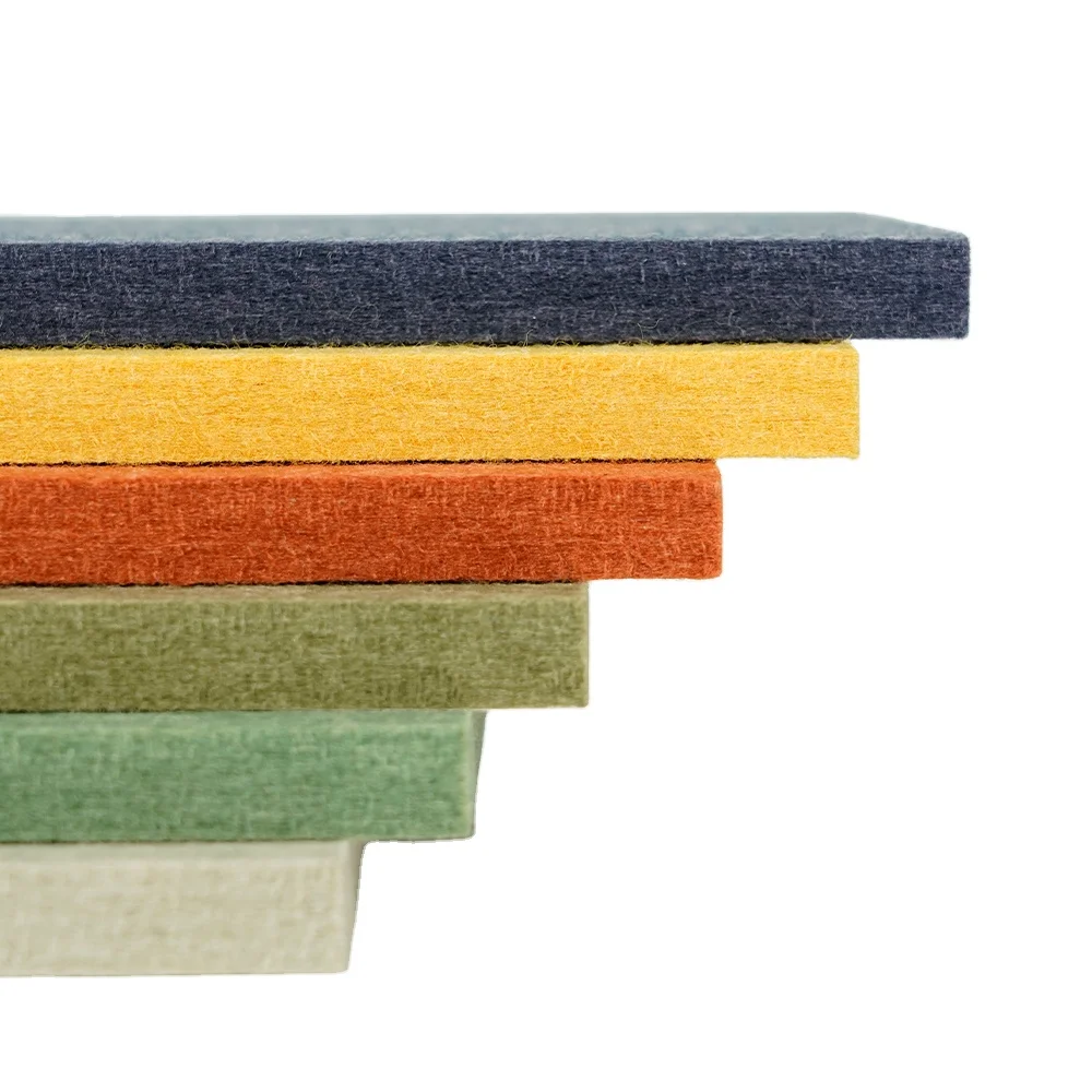 Leveltech Colorful 100% Recyclab Material Decorative Wall Panel Polyester Fiber Acoustic Panel