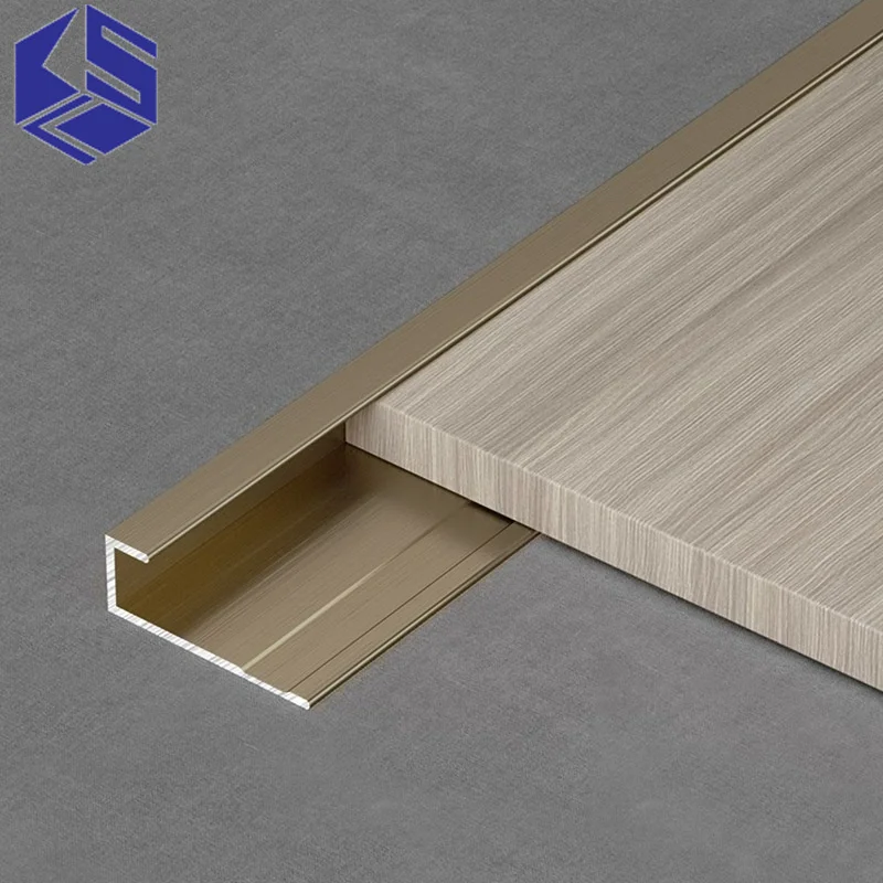 Aluminum alloy edge strip wall panel edge strip C-type metal wood veneer closing strip