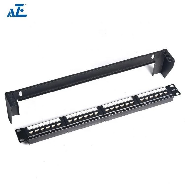 Professional Manufacture 12 Port Cat6 Ethernet Wall Mount Patch Panel Keystone