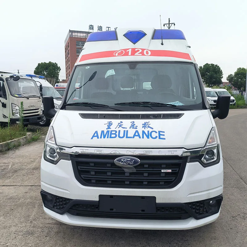 Cheap Factory Price Ford Diesel Ambulance Car Manufacture Emergency Vehicles Ambulance Supplier with Good Price