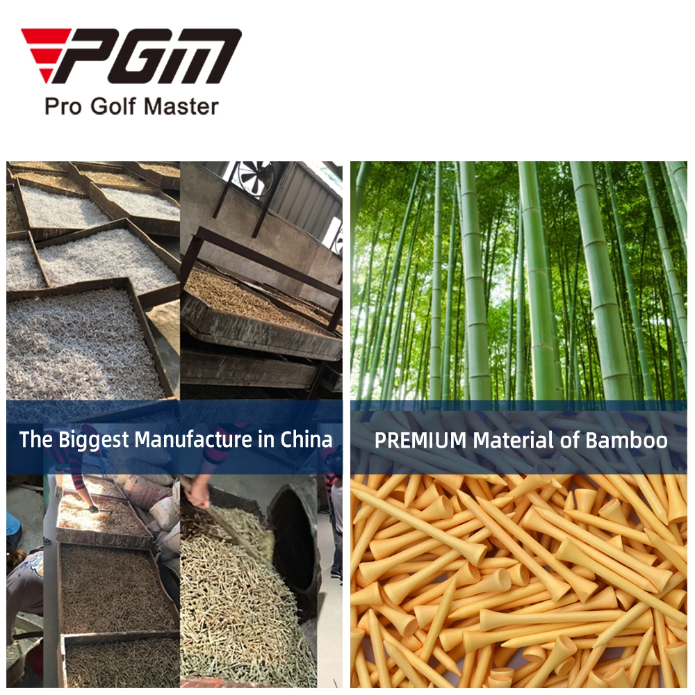 PGM QT015 изготовленным на заказ логосом футболка гольф-оптовая продажа деревянные колышки для гольфа