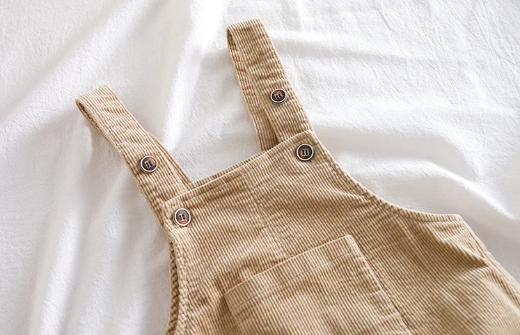 Children Unisex Brown COTTON Trousers / Pants 100% Cotton Overalls overalls