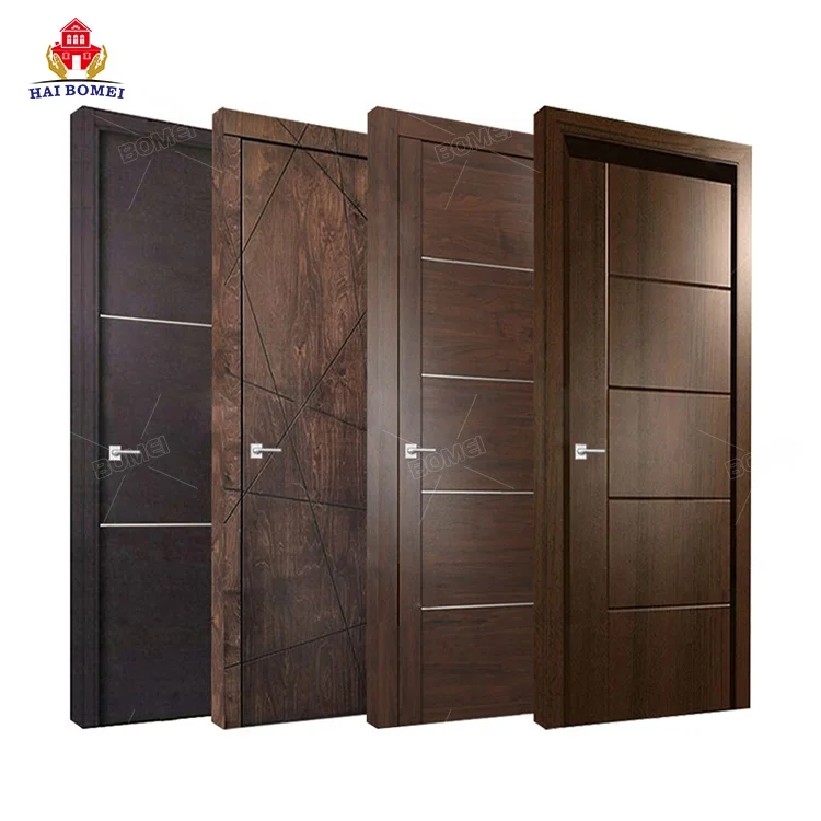Cheap price composite polymer china manufacturer custom high quality bedroom internal room design modern interior wooden door