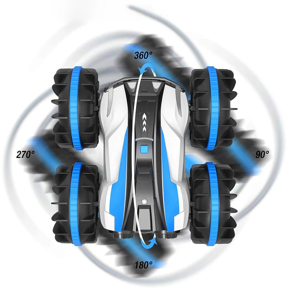 Rolling Remote Control Stunt Toys 360 RC Stunt Car Amphibious Vehicle 2.4G Radio Control Stunt Car Toys For Kids Toys Car