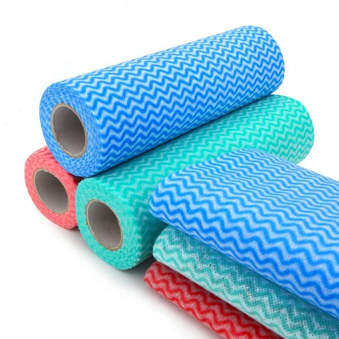 hotsale oem Kitchen Wiping Lazy Dish Rags Cleaning Cloths Super absorbent Household Non-woven Disposable Cleaning