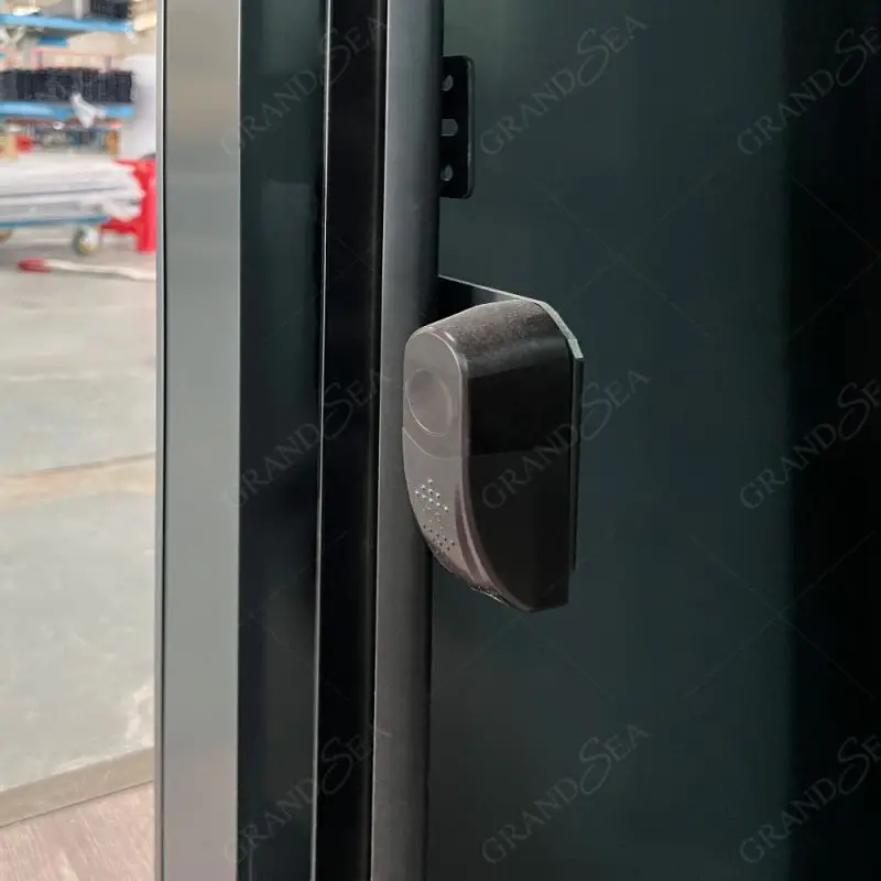 Grandsea European Style Electric Lift Garage Door With Remote Control Glass Garage Door Aluminum Alloy Garage Door