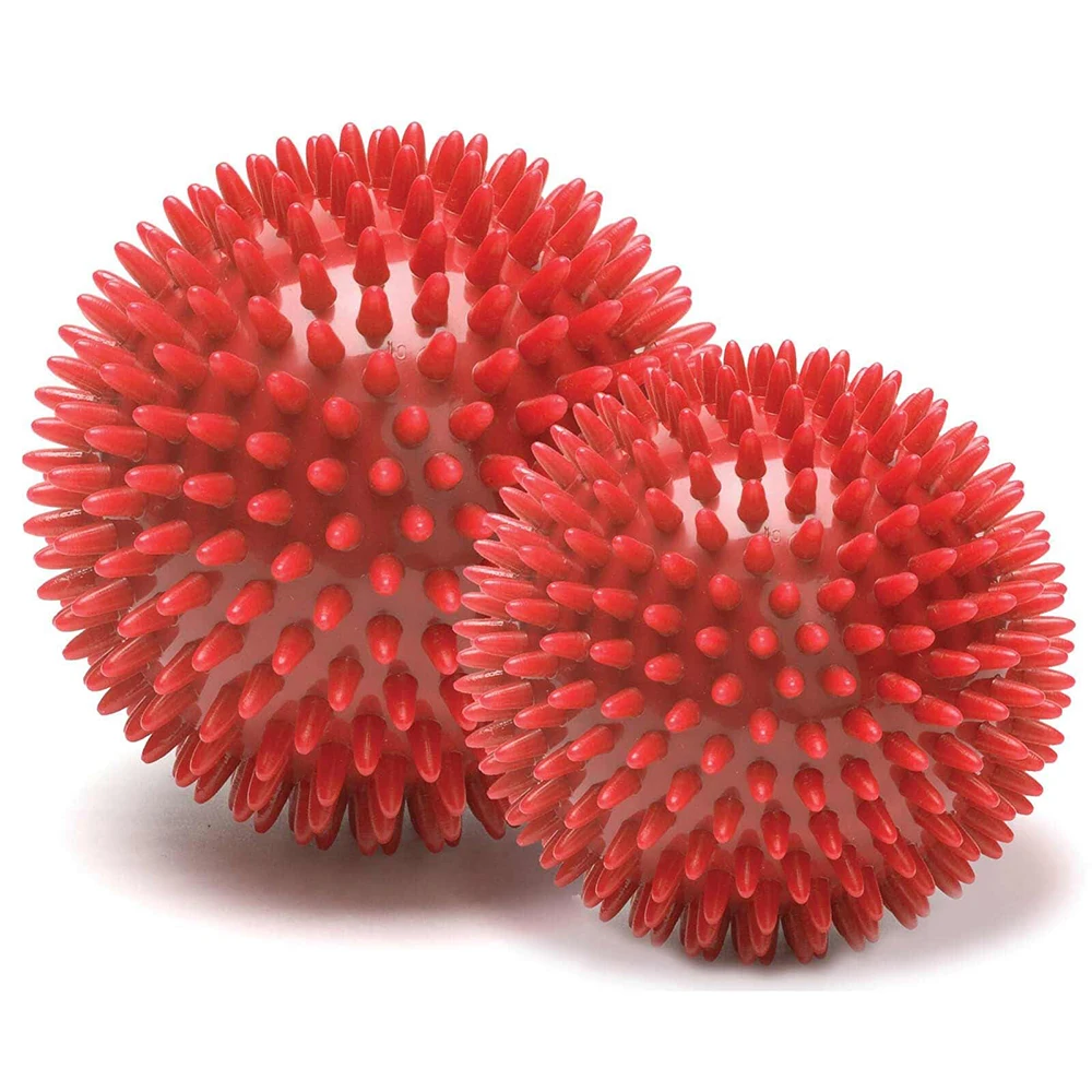Low price body building gym Exercise Yoga Spiked Massager Roller spiky pvc mini yoga massage