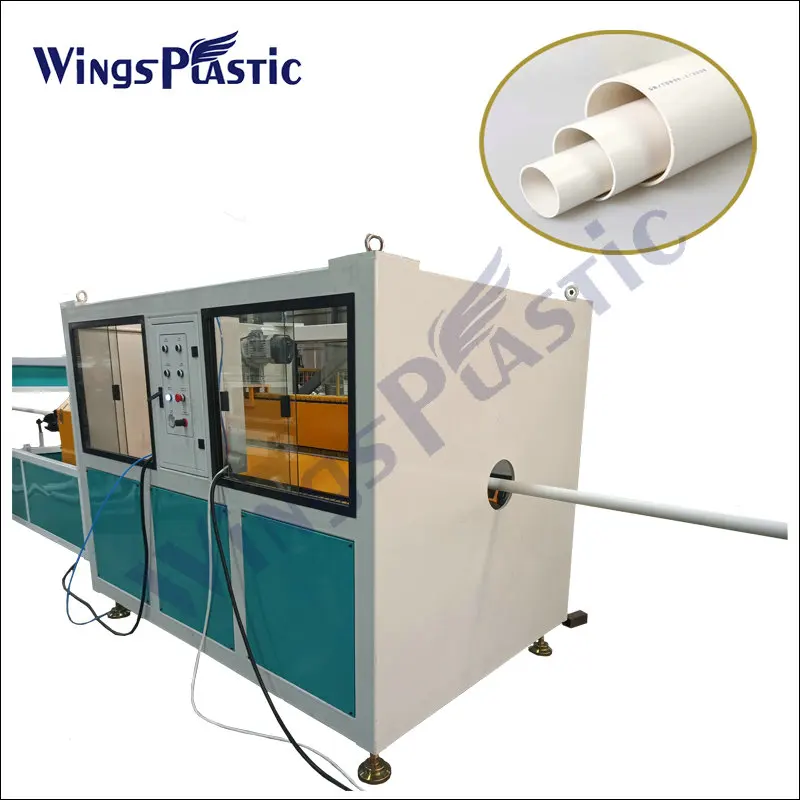 Wings Plastic High Quality Plastic Pvc Upvc Pipe Electrical Hose Machine Extruder Extrusion Making Machine Production Line