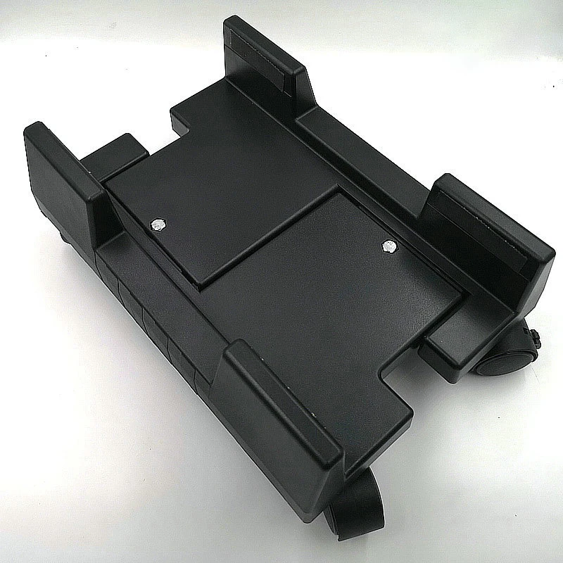 Smart-Furn PC tower stand holder cart mobile computer mainframe bracket ABS black white adjustable rolling desktop CPU sand cart