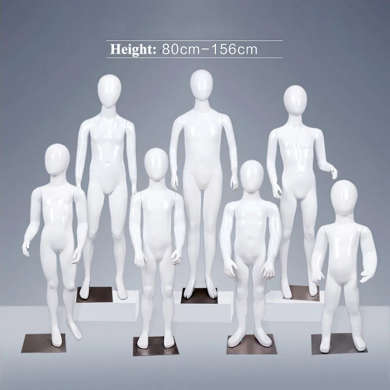 Fashion Full Body White Children Model Kids Ghost Mannequins for Sale