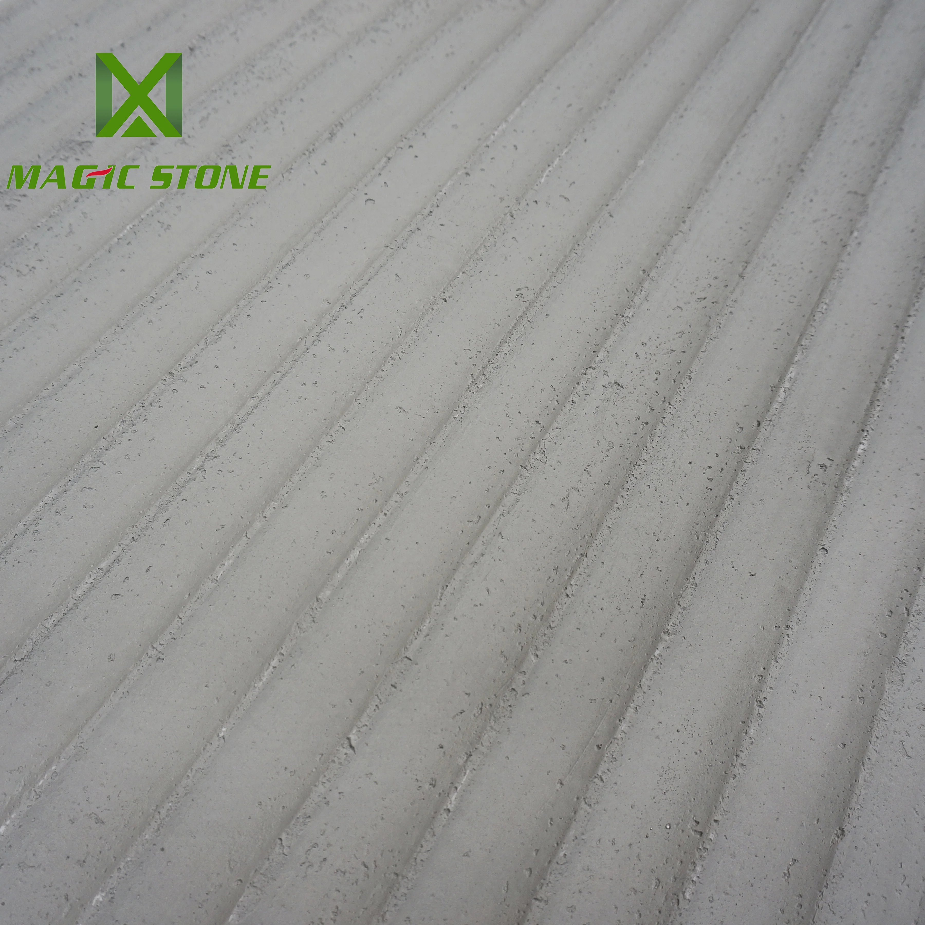 Green Artificial Magic Stone Ripple Board  MCM Ceramic  Tiles for Interior  and Exterior Wall Cladding