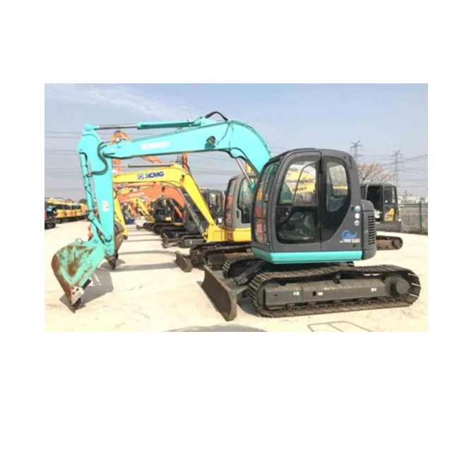 Популярная функция отличный гидравлический экскаватор гусеничный Kobelco SK70 распродажа