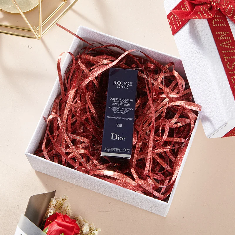 1KG Glitter Shredded Paper Crinkle Paper Raffia Paper Grass Package Filler Filling for Gift Wrapping Basket