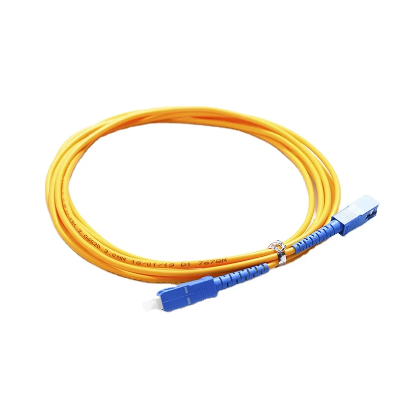  SC к волоконно-оптический кабель Перемычка Соединительный шнур Ftth Оптические