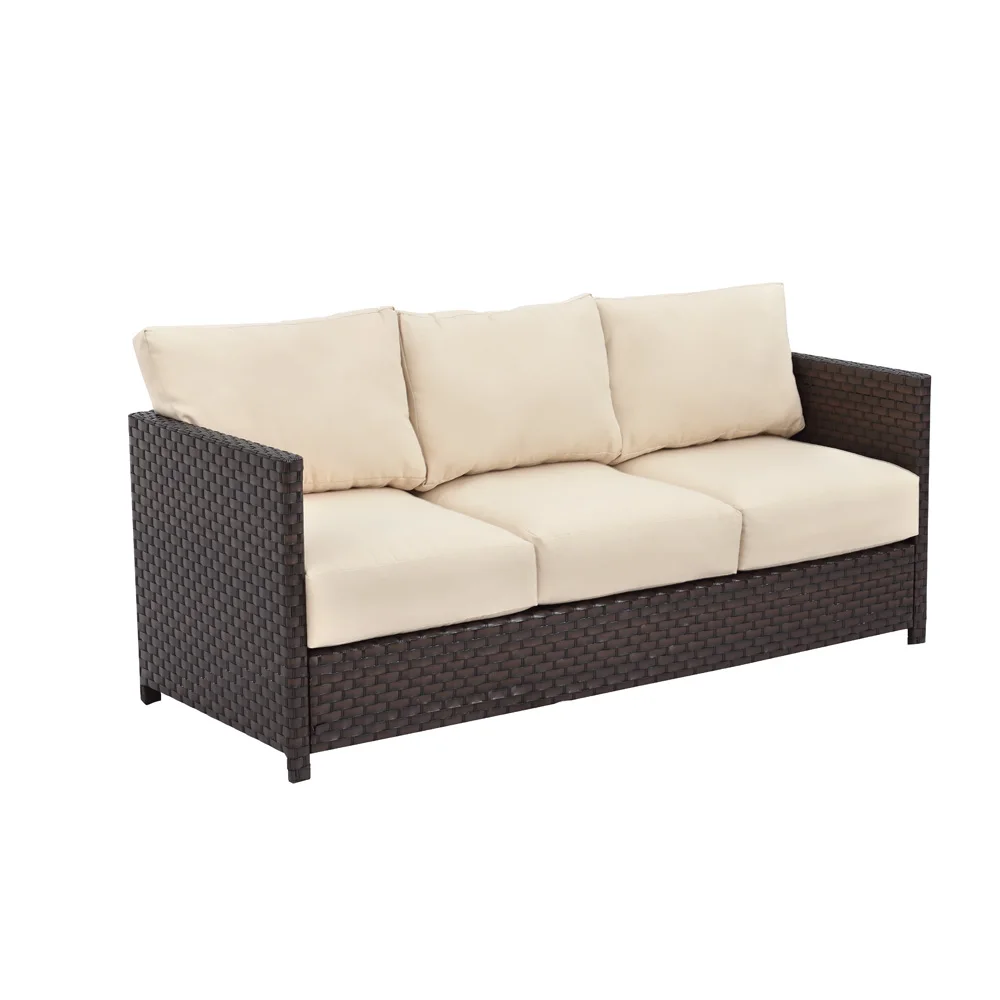 2020 Synthetic PE Rattan Outdoor Sofa Set with Swivel Chair