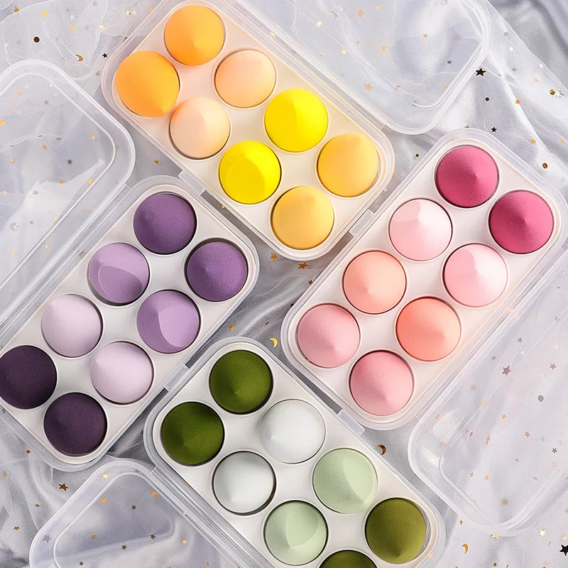 Beauty Cosmetics Makeup Velvet Sponge Flocking Power Puff Face Makeup Sponge Makeup Egg Beauty Egg