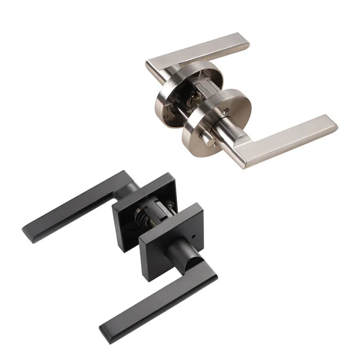 American Popular Room Door Lock Handle Bathroom Three-Bar Lock Handle